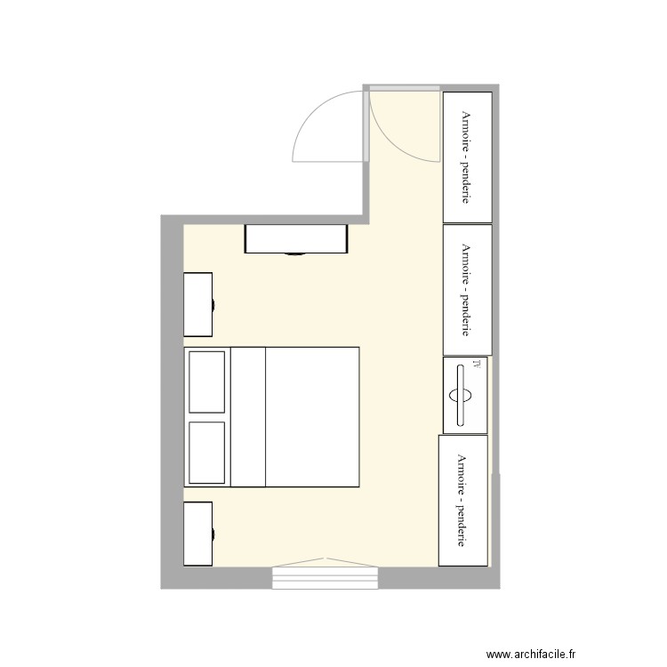 suite parentale 18 01 2020 projet  3. Plan de 0 pièce et 0 m2