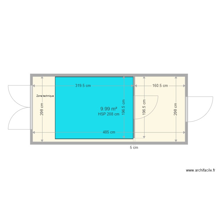 DEAUVILLE DUPRAT DUO extension. Plan de 0 pièce et 0 m2