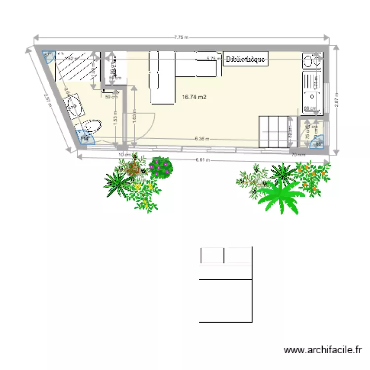 ATELIER VUE AERIENNE. Plan de 