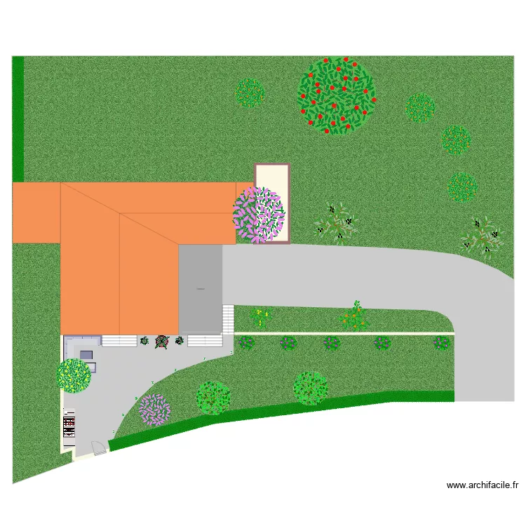 D&eacute;tail ext&eacute;rieur. Plan de 