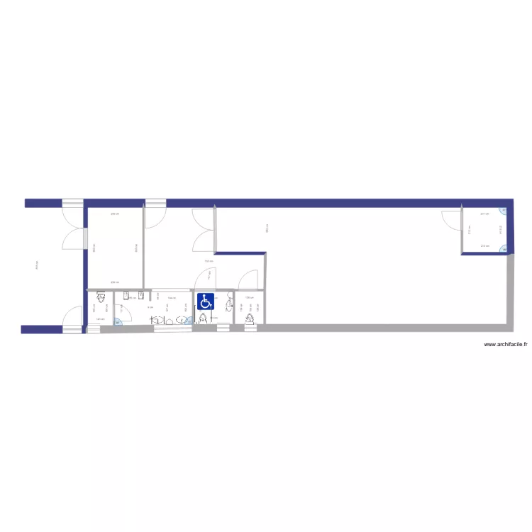 extention cercle. Plan de 