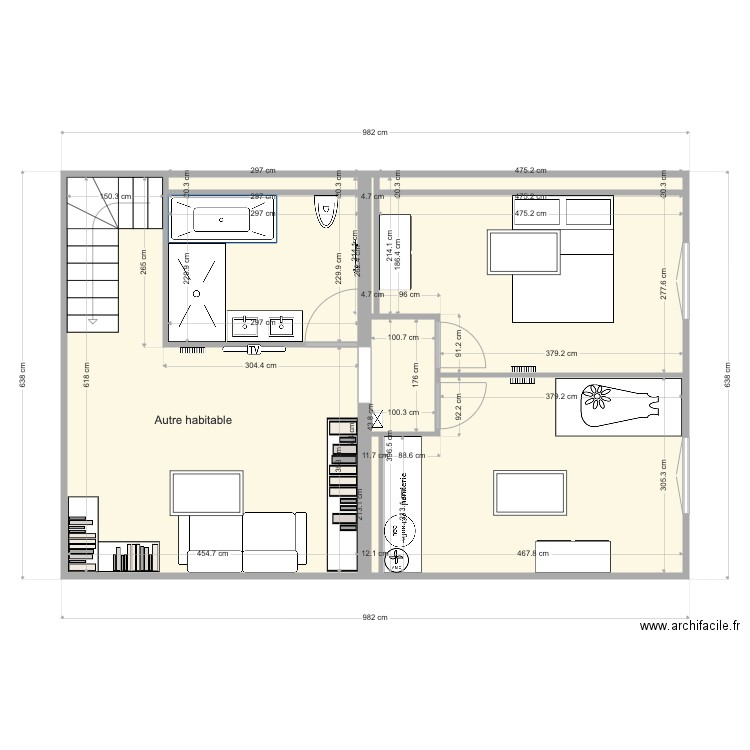 Plan R2. Plan de 0 pièce et 0 m2