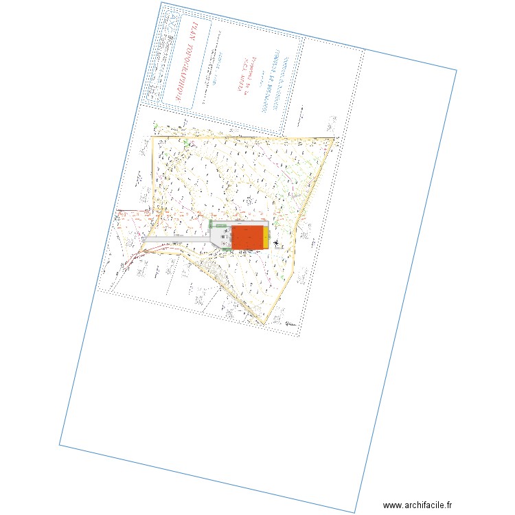 maison sur terrain modifiée pour Cuop. Plan de 15 pièces et 468 m2