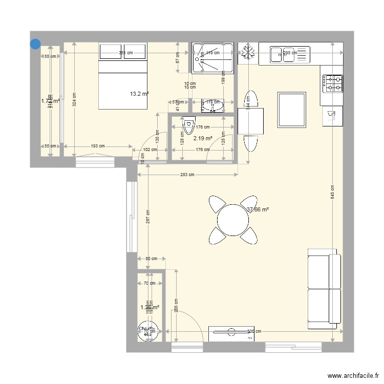 Agrandissement volx 4 plan. Plan de 0 pièce et 0 m2