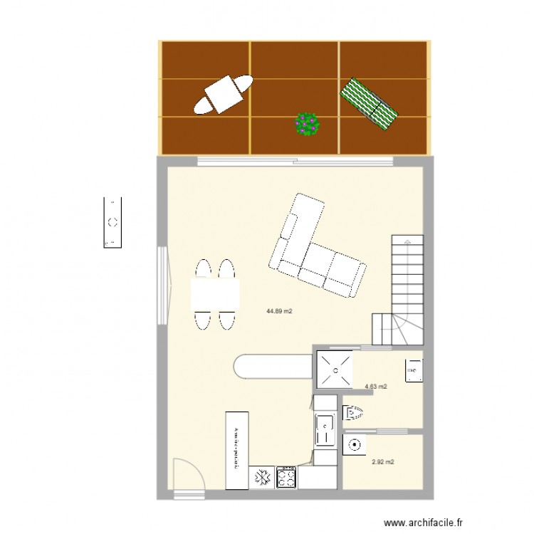préfab rdc individuel alternative. Plan de 0 pièce et 0 m2