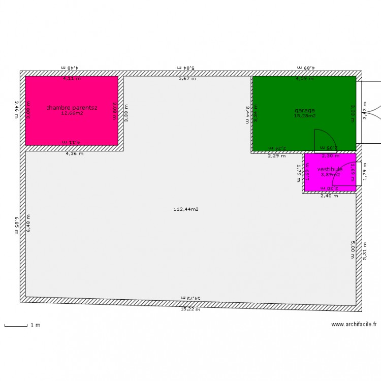 JESINA Akim 5b. Plan de 0 pièce et 0 m2