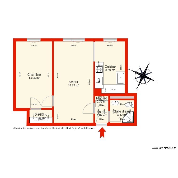 BI 6081 côté. Plan de 0 pièce et 0 m2