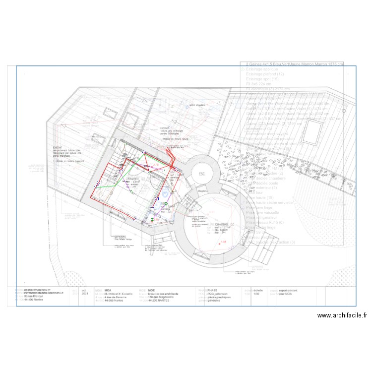 pavillon. Plan de 0 pièce et 0 m2