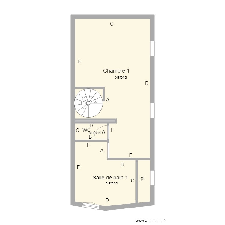1er etage Logement 2. Plan de 0 pièce et 0 m2