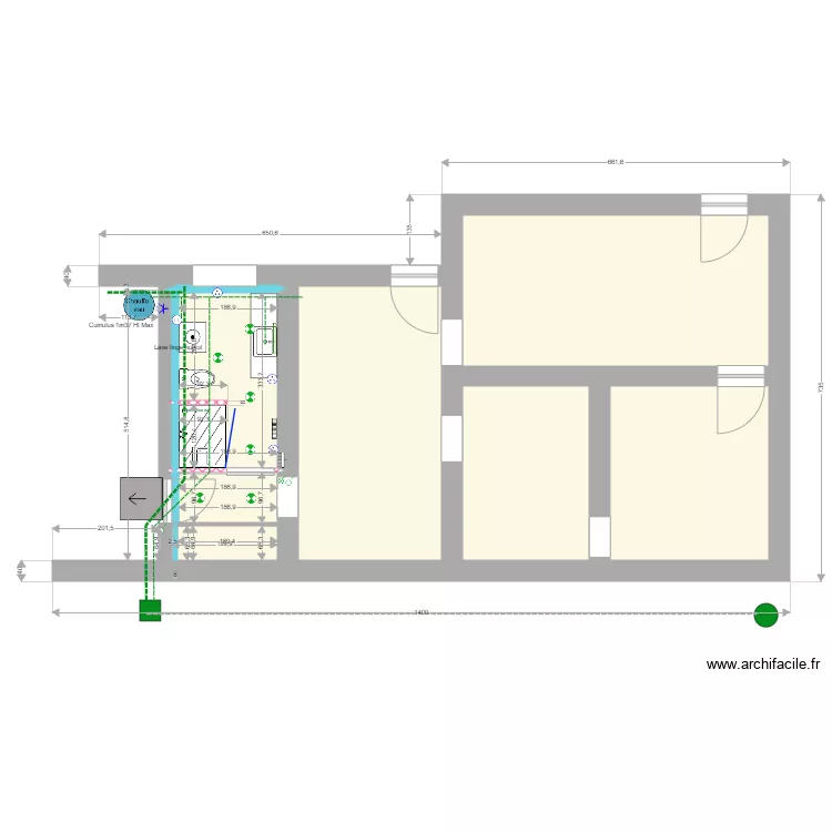 Haucourt1. Plan de Haucourt1. Plan de