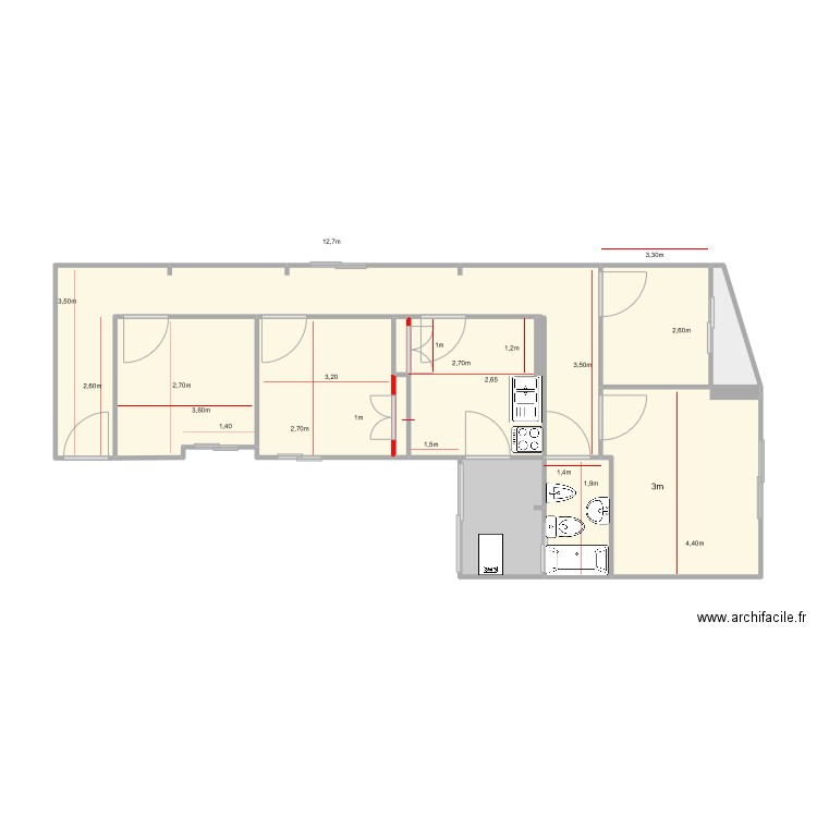 beta_1. Plan de 0 pièce et 0 m2
