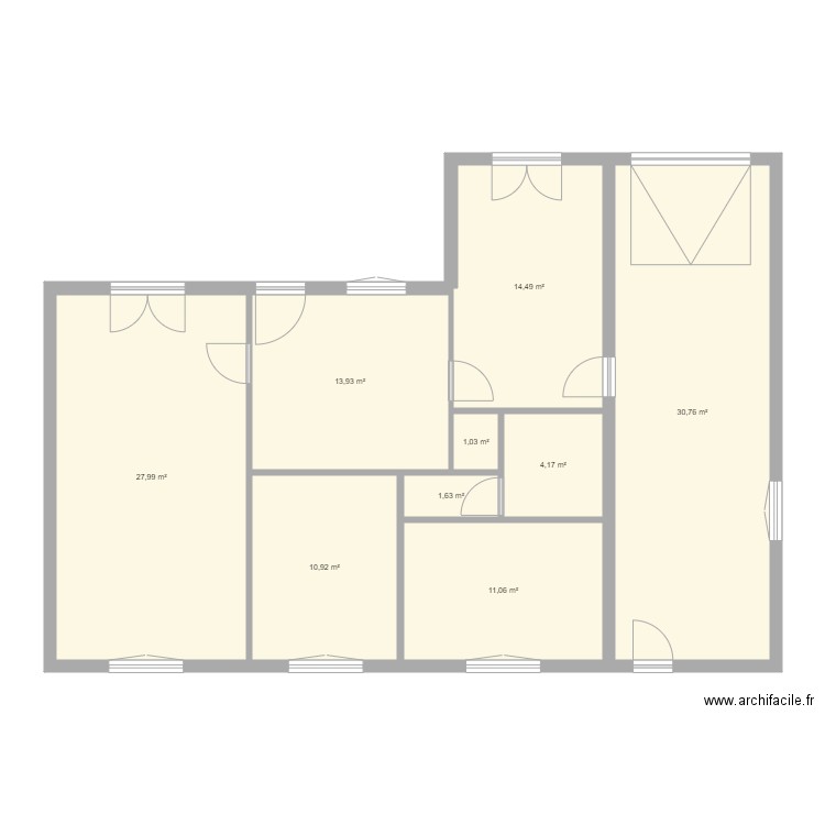 SERNY. Plan de 0 pièce et 0 m2