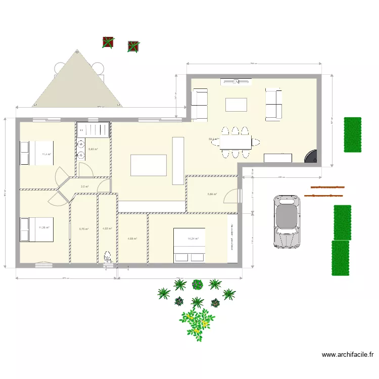 maurice trintignant. Plan de 