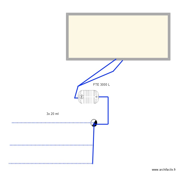 125. Plan de 1 pièce et 54 m2