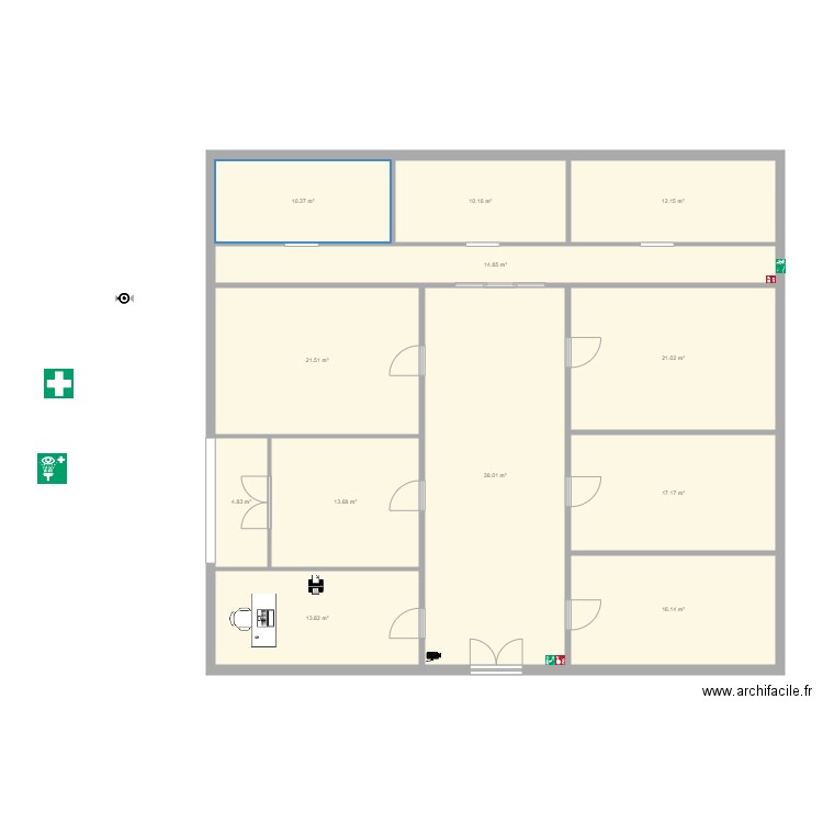 Plate forme bloc forestier. Plan de 0 pièce et 0 m2