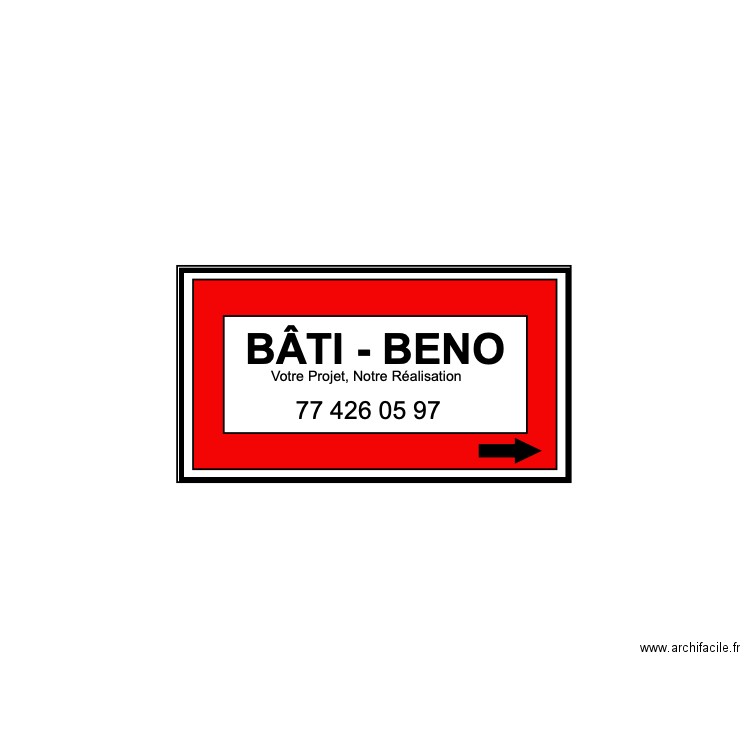 Panneau Bati Beno 01. Plan de 0 pièce et 0 m2