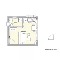  Studio sous comble 2&egrave;me &eacute;tage