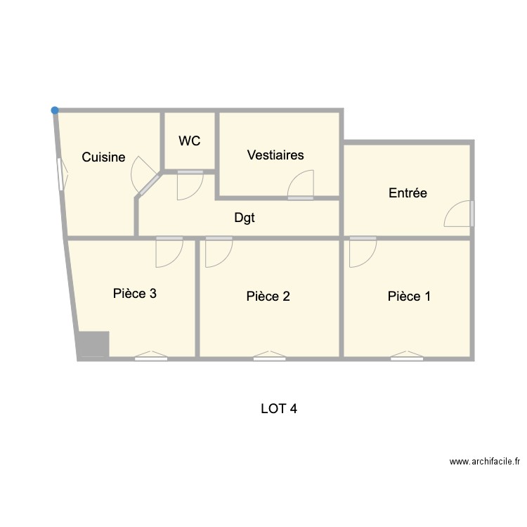 pontoise LOT 4. Plan de 0 pièce et 0 m2