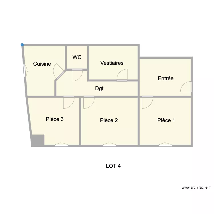 pontoise LOT 4. Plan de 