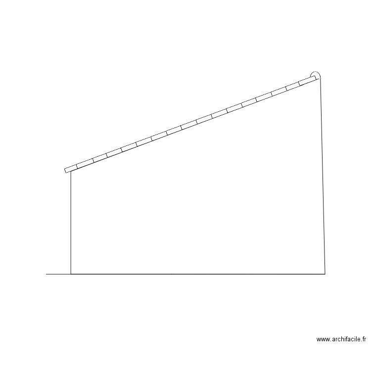 Garage façade Sud. Plan de 0 pièce et 0 m2