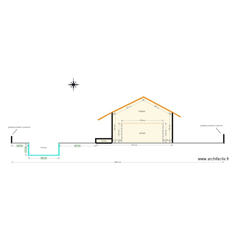 plan de coupe leveque. Plan de 0 pièce et 0 m2