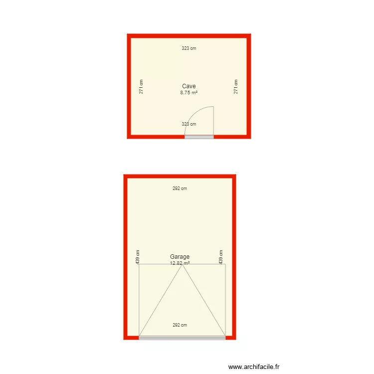 BI 2215 Annexes c&ocirc;t&eacute;. Plan de 