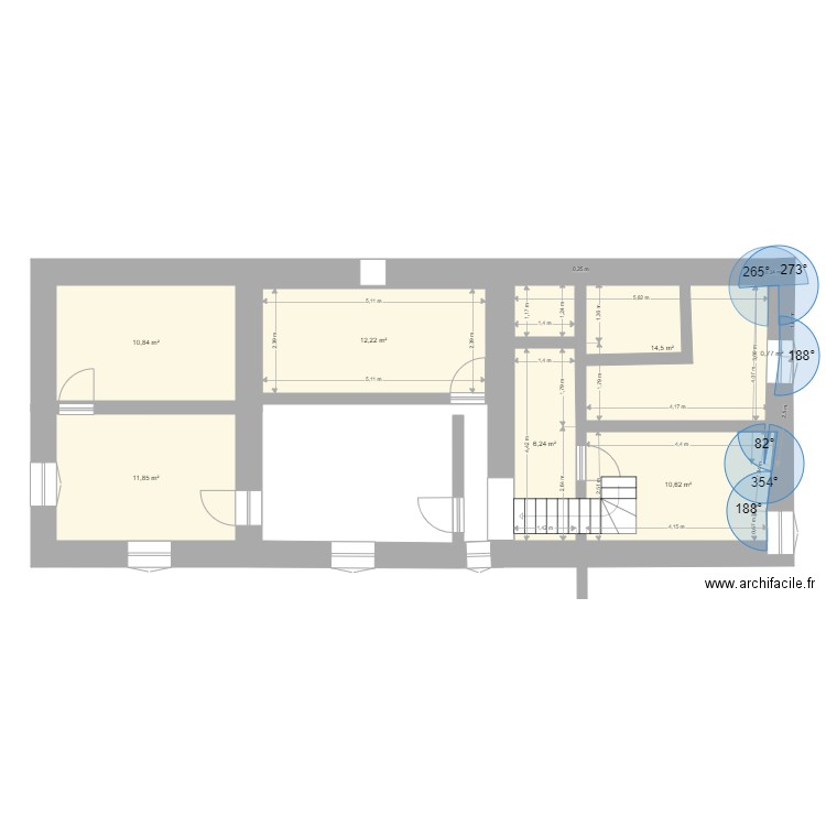 Chevanceaux Etage3. Plan de 0 pièce et 0 m2