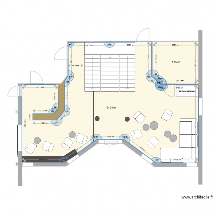 BANQUETTE ACCUEIL. Plan de 0 pièce et 0 m2