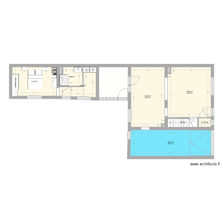 ALAIN RDC 3 TOTAL. Plan de 0 pièce et 0 m2