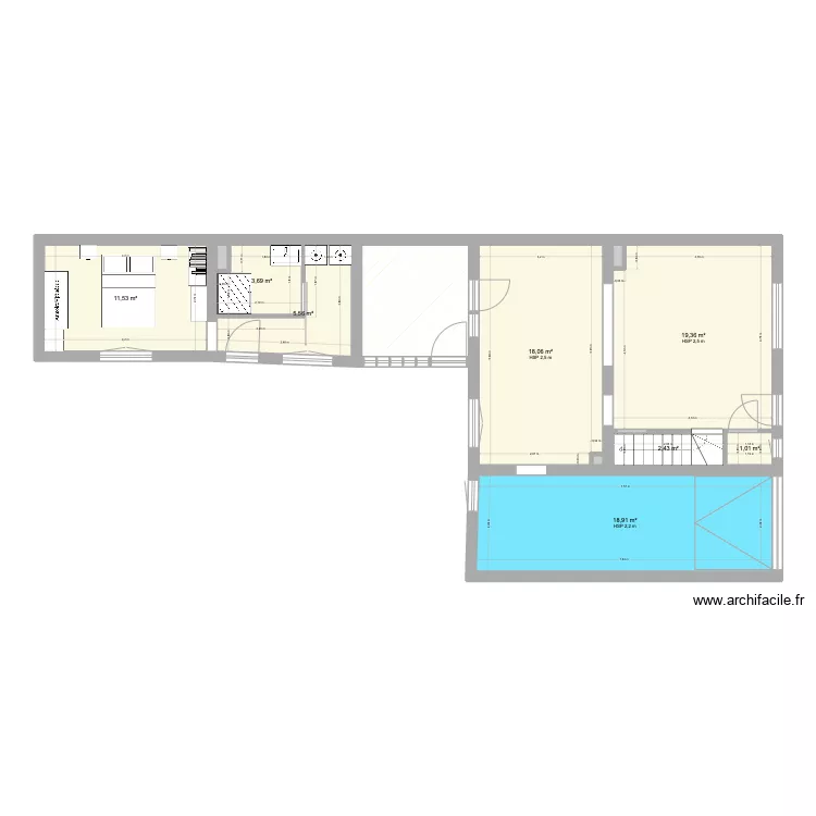 ALAIN RDC 3 TOTAL. Plan de 