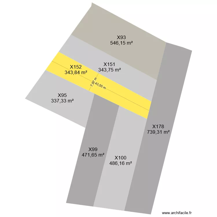 Aulnay F & T cadastre. Plan de Aulnay F & T cadastre. Plan de