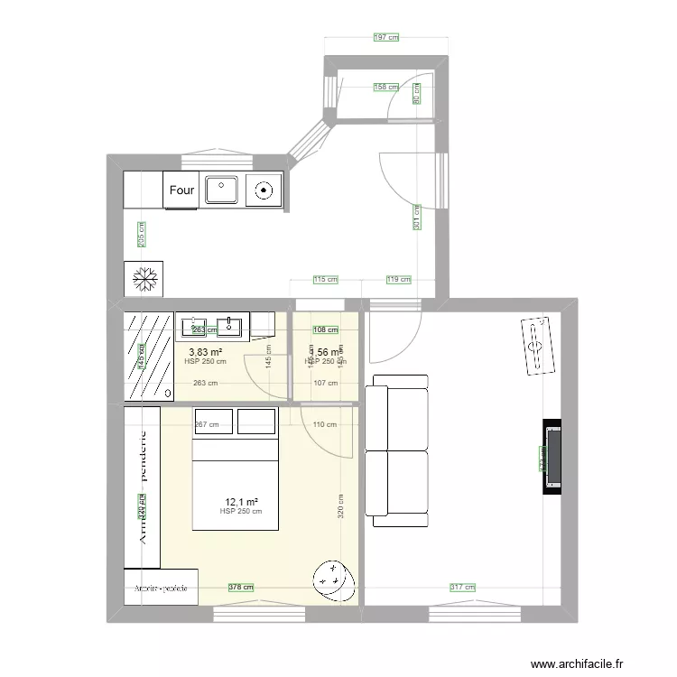 SCI MAM SALLE DE BAIN CHAMBRE CUISINE. Plan de 