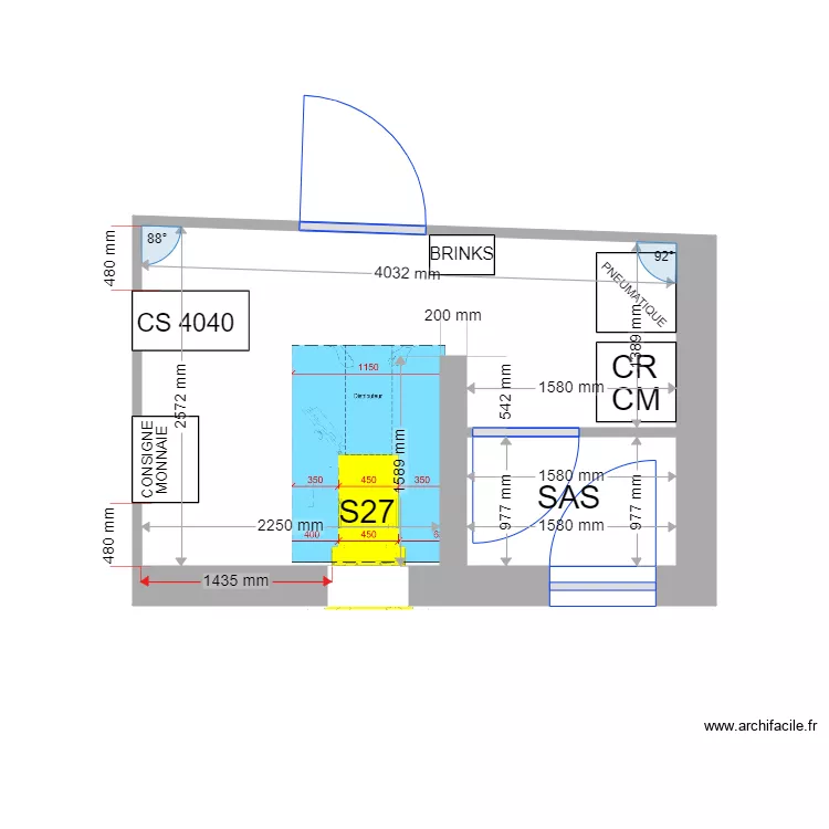 PLAN DE MASSE PROJET AVIGNON ROTONDES S27. Plan de 