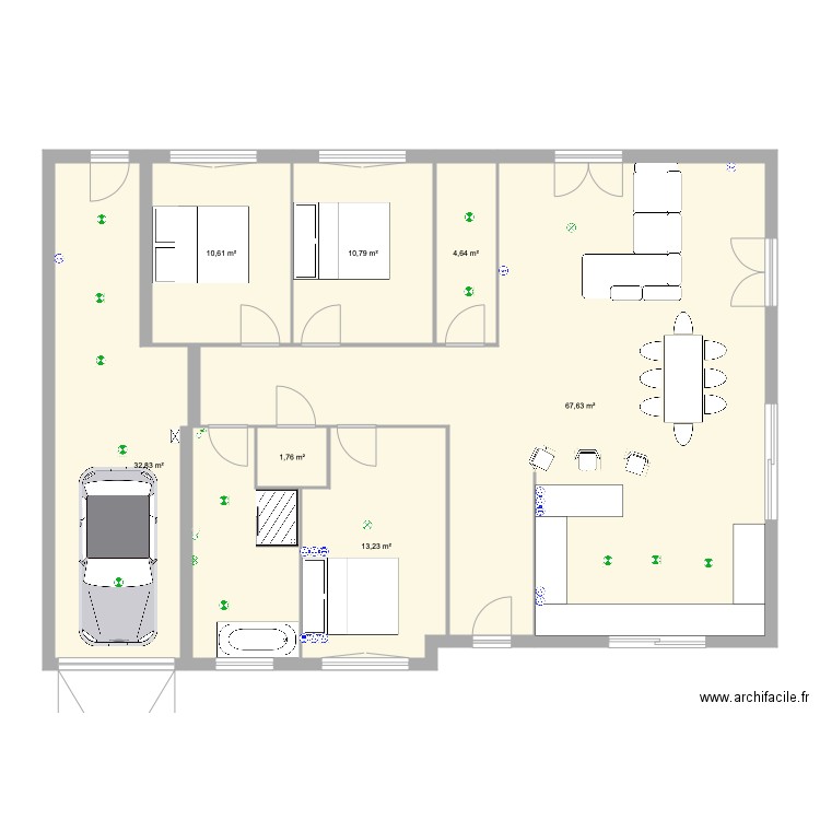 Maison Marine. Plan de 0 pièce et 0 m2