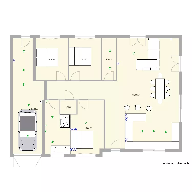 Maison Marine. Plan de 