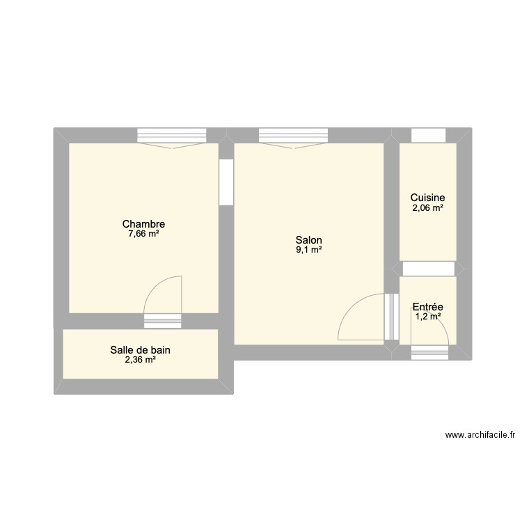 Belleville. Plan de 0 pièce et 0 m2