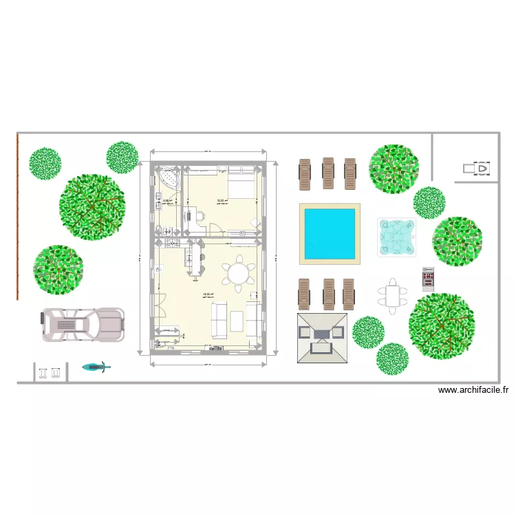 2 pi&egrave;ces progreso. Plan de 