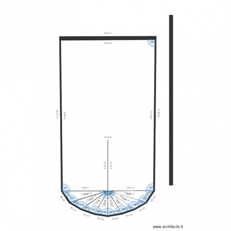 veranda. Plan de 0 pièce et 0 m2