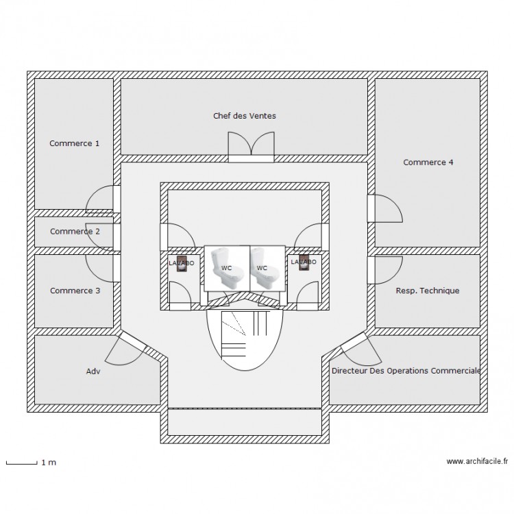 ESUS etage evac. Plan de 0 pièce et 0 m2