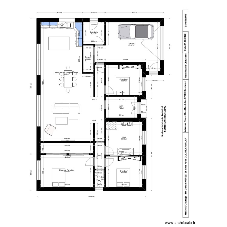 FILS KUPELI 2. Plan de 82 pièces et 3620 m2