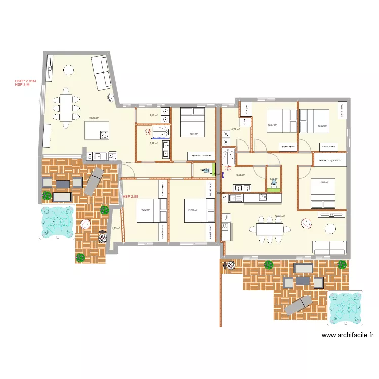 projet minihy treguier PROJECTION LOC. Plan de 