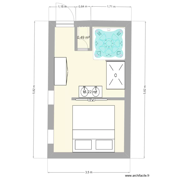 appart simon lov room. Plan de appart simon lov room. Plan de
