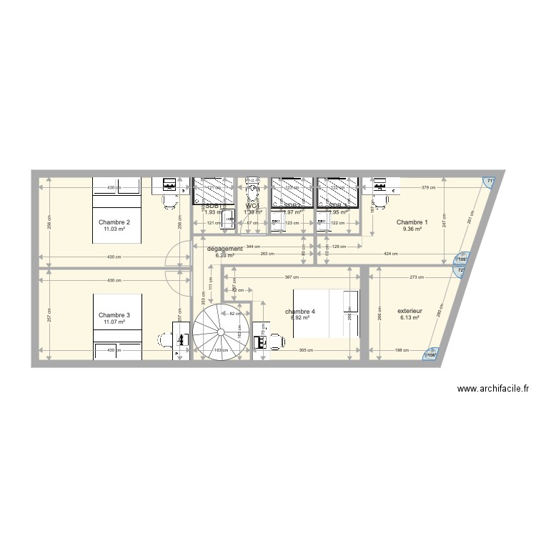 182 ru JP R deux. Plan de 0 pièce et 0 m2