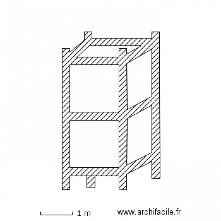 Rack  de Rangement Division SIDA. Plan de 0 pièce et 0 m2