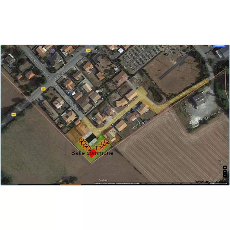 Treize Septiers Bois de l'ile. Plan de 