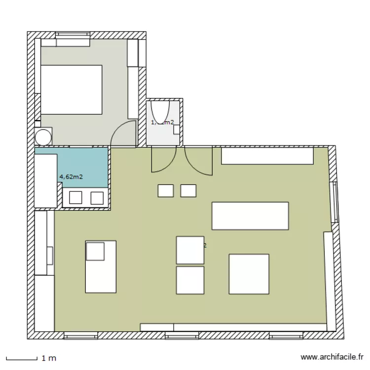 entrepots. Plan de 