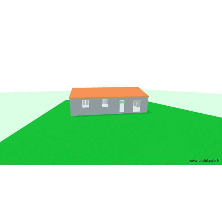 plan de masse avant 3. Plan de 1 pièce et 95 m2