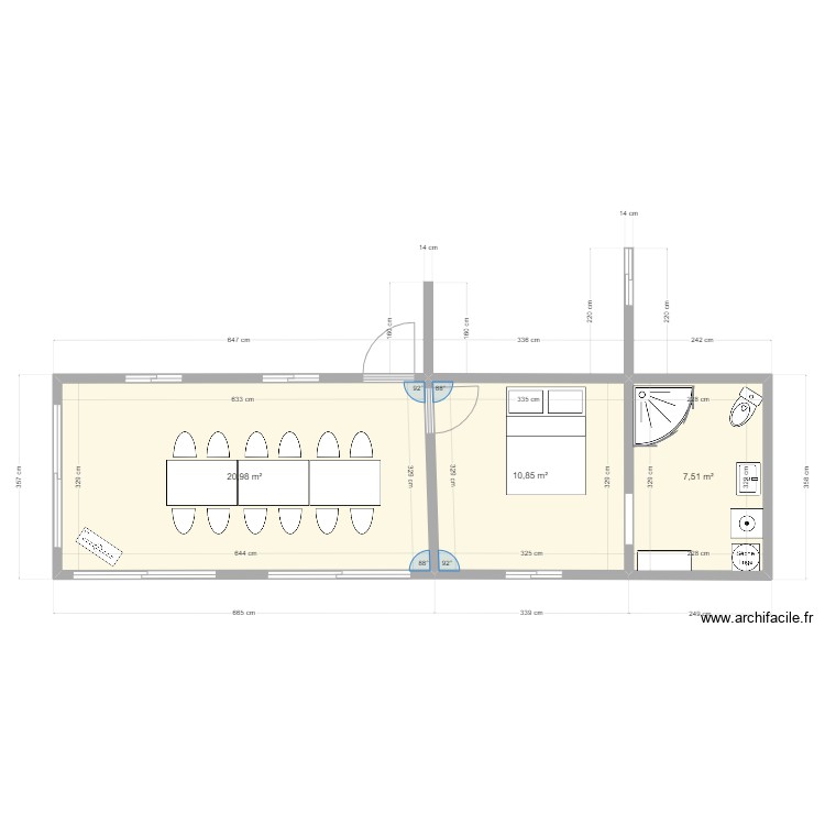 PLAN AGRANDISSEMENT FRANCOIS. Plan de 0 pièce et 0 m2 PLAN AGRANDISSEMENT FRANCOIS. Plan de 0 pièce et 0 m2