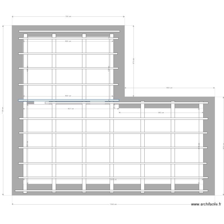 CHARPENTE 2. Plan de 2 pièces et 88 m2