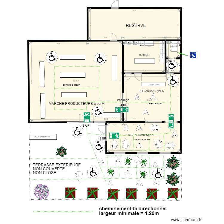 CHEZ YO PLAN PROJET. Plan de 0 pièce et 0 m2